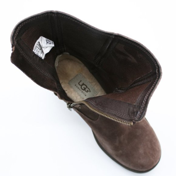 UGG Ladies 5 Australia Kiings Side-zip Buckle - Picture 7 of 12